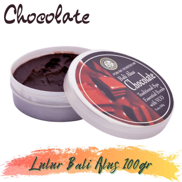 BALI ALUS Lulur Cream Scrub Chocolate, 100gr