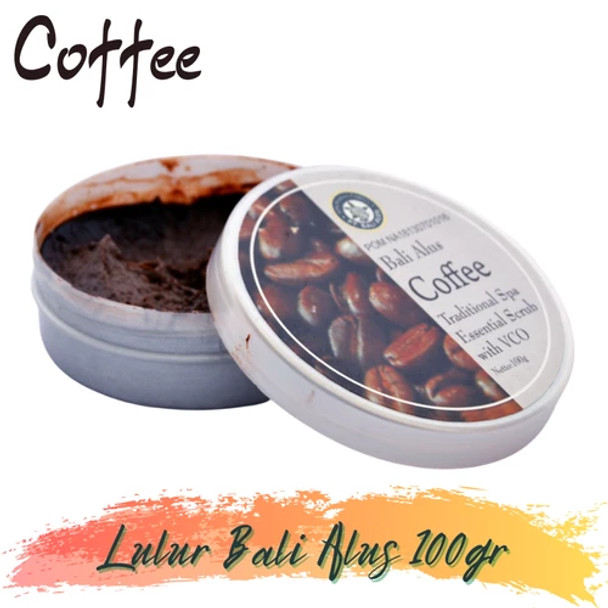 BALI ALUS Lulur Cream Scrub Coffe, 100gr