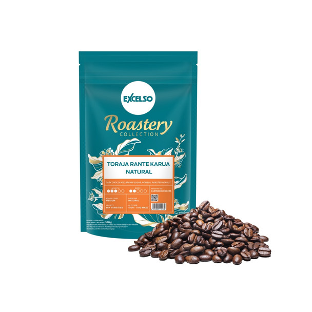 Excelso Roastery Collection Toraja Rante Karua Natural Beans 100Gr