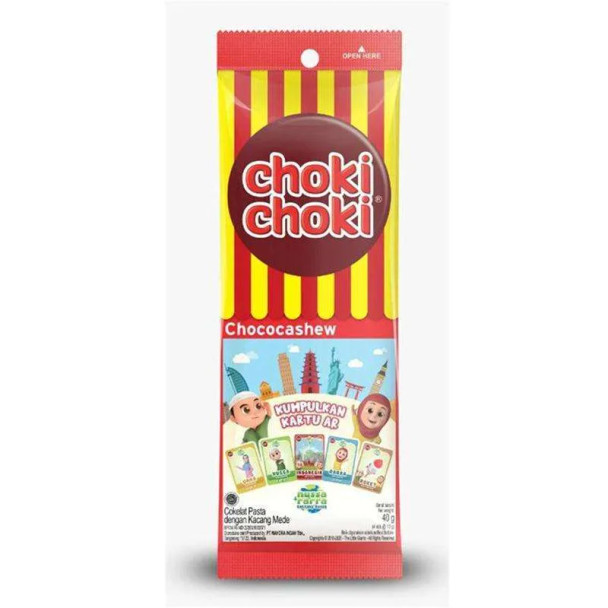 Choki Choki Chocolate Chococashew, 36 gr (4pcs @9g)
