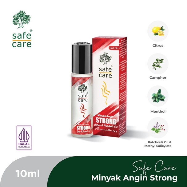 Safe Care Strong Aromatherapy Wind Oil Roll On 10 ml