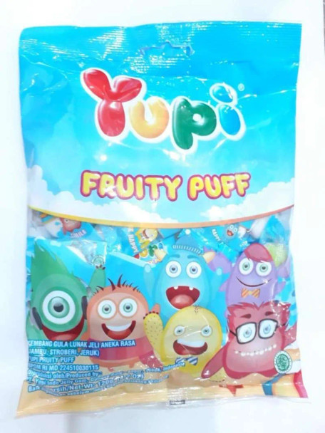 Yupi Fruity Puff 120 Gr