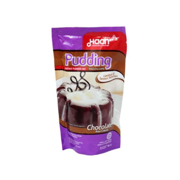 Haan Puding Mix Chocolate, 145gr