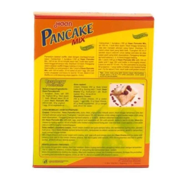 Haan Pancake Mix Rasa Vanilla (Vanilla Flavour), 180gr