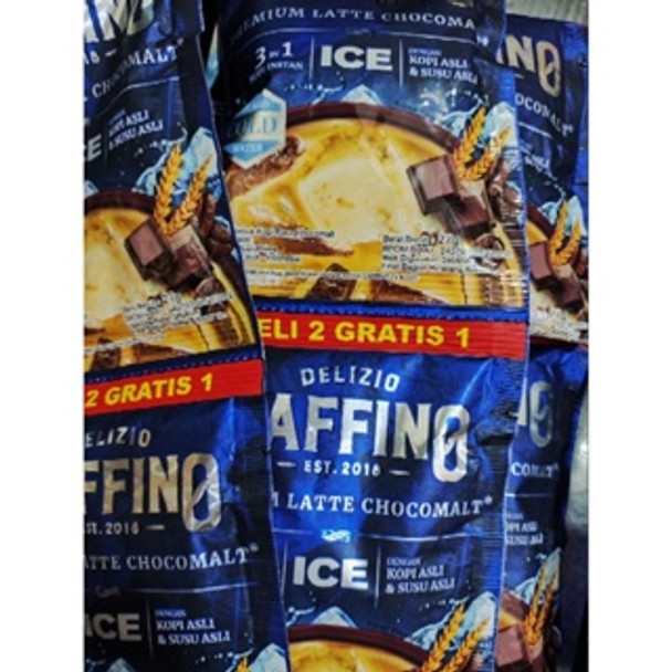 Caffino Premium Latte Chocomalt Ice, 10 sachets