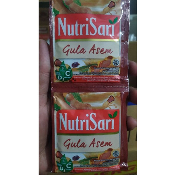 NutriSari Instant Drink Rasa Gula Asem (Sugar Tamarind Flavour)  @11gr (Pack of 10)