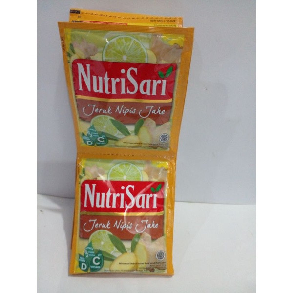 NutriSari Instant Drink Rasa Jeruk Nipis Jahe (Lime Ginger Flavour
