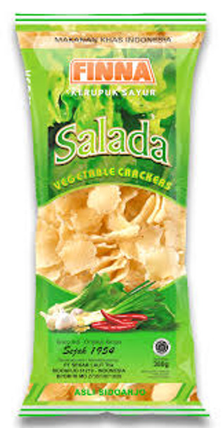 FINNA Lettuce Vegetable Crackers - FINNA Kerupuk Sayur Selada, 380gr