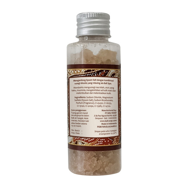 Bali Soap Bath Salt - Flower Batik Sandalwood, 110gr