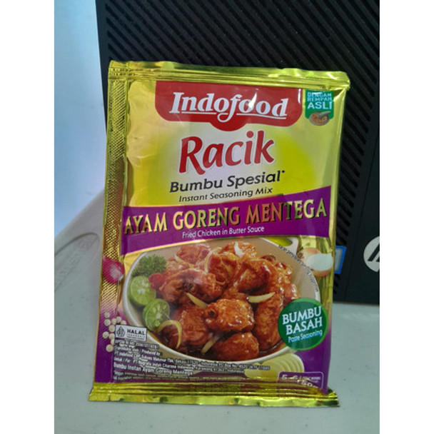 Indofood Racik Bumbu Ayam Goreng Mentega - Indofood Mixes Special Seasoning for Butter Chicken, 50 gr