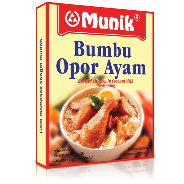 Munik Bumbu Opor Ayam - Munik Chicken Opor Seasoning, 65 gr