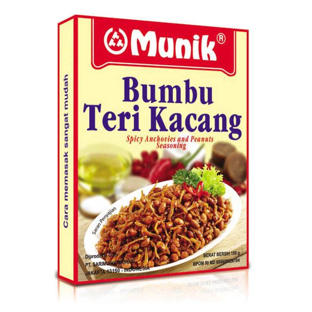 Munik Bumbu Teri Kacang - Munik Peanut Anchovy Seasoning, 150 gr