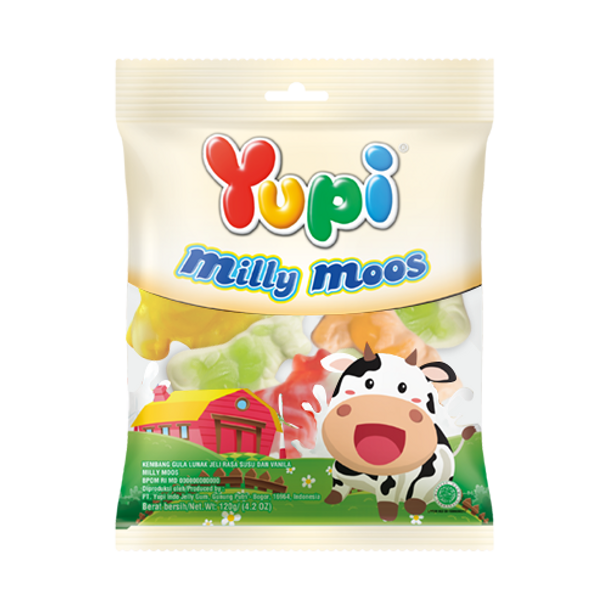 Yupi Gummy Candy Milly Moos, 45 gr