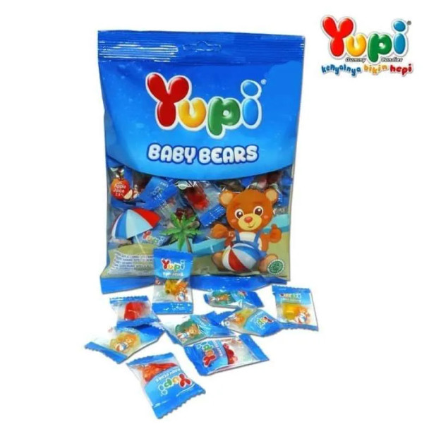 Yupi Gummy Candy Baby Bears 110 gr (Pack of 4)