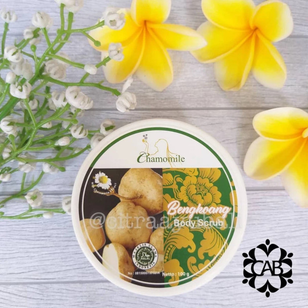 Citra Ayu Bali Chamomile Body Scrub Cream Bengkoang, 100 gr