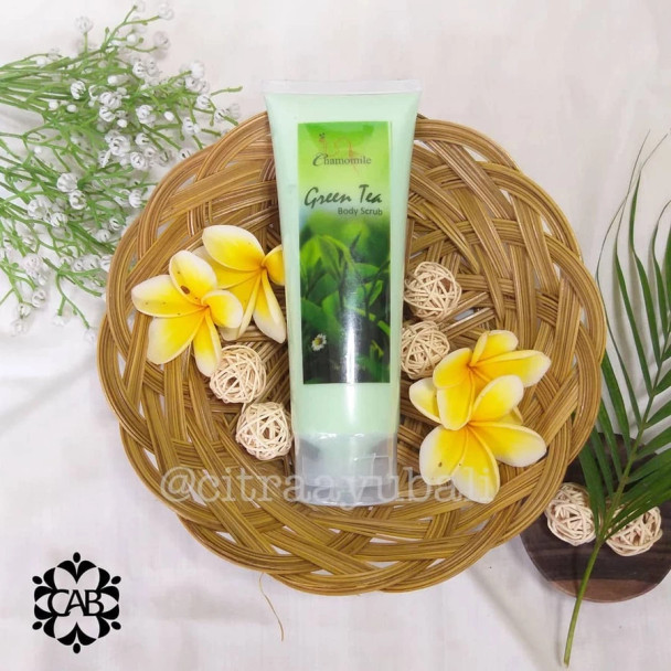 Citra Ayu Bali Chamomile Body Scrub Cream Green tea, 250 gr