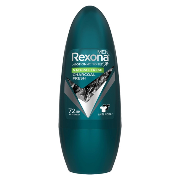Rexona Men Roll On Natural Fresh Charcoal Fresh, 45ml