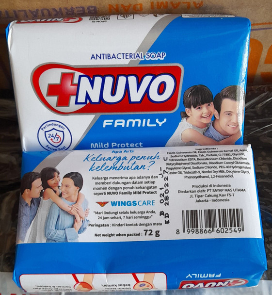 Nuvo Family Bar Soap Mild Protect, 76gr