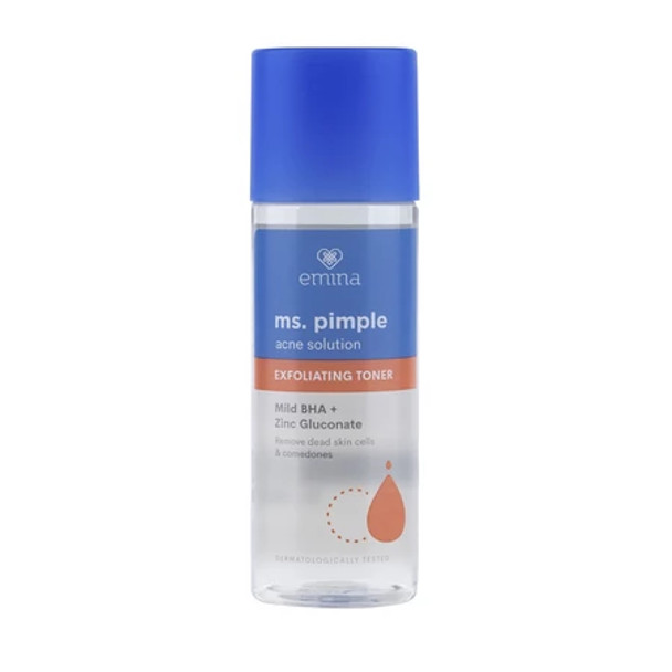 Emina Ms Pimple Acne Solution Exfoliating Toner, 100ml