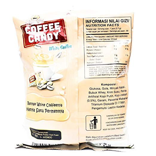 Kapal Api White Coffee Candy, 125 Gram