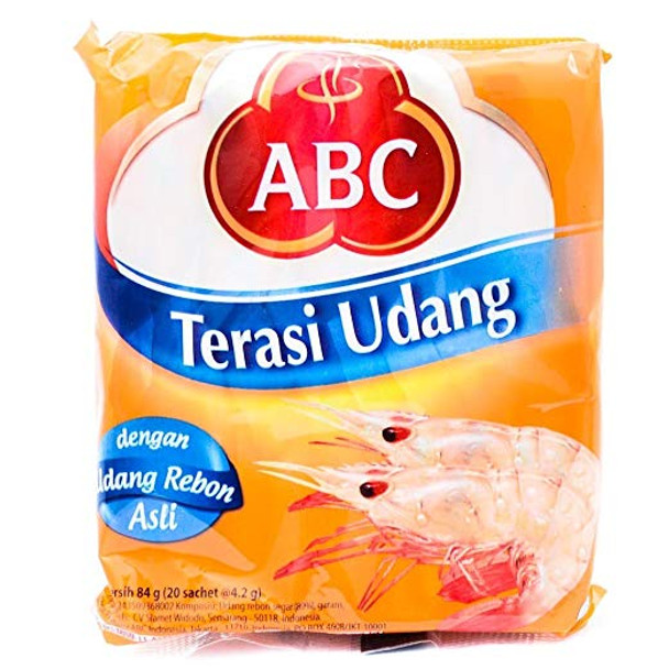 ABC Terasi Udang single-use type 20 x 3,8g, 76 Gram (Pack of 2)