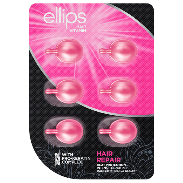 Ellips Hair Vitamin (Pro Keratin Complex) - Hair Repair, 6 Blister (@ 6 Capsule)