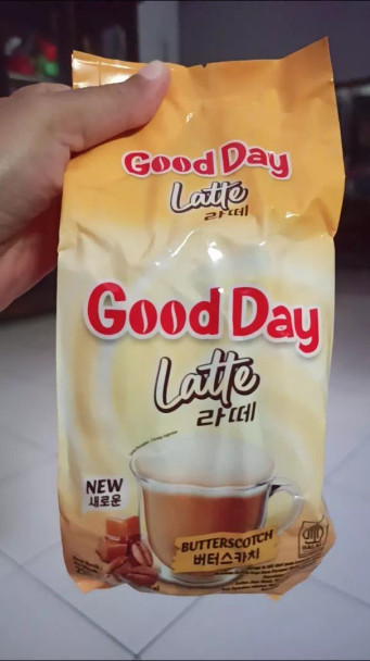 Good Day Instant Coffee Latte Butterscotch, 10 Sachets