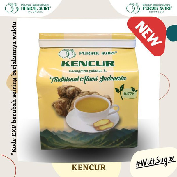 Persik Sari Instant Galangal Drink (Kencur), 160gr (@20gr x 8ct)