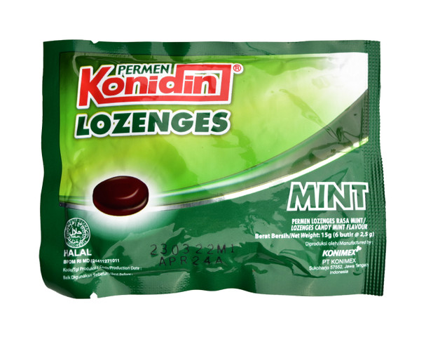 Konidin Lozenges Rasa Mint, 15gr (3 pcs)