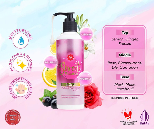 Viva Perfumed Body Serum Sweet Romance, 230 ml