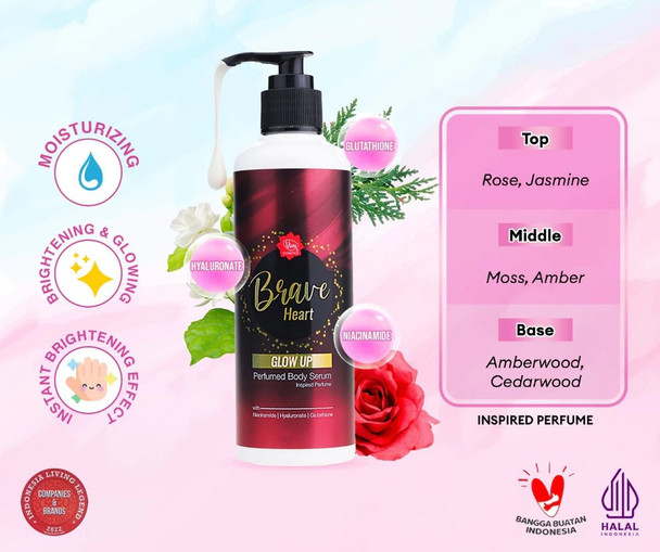 Viva Perfumed Body Serum Brave Heart, 230 ml