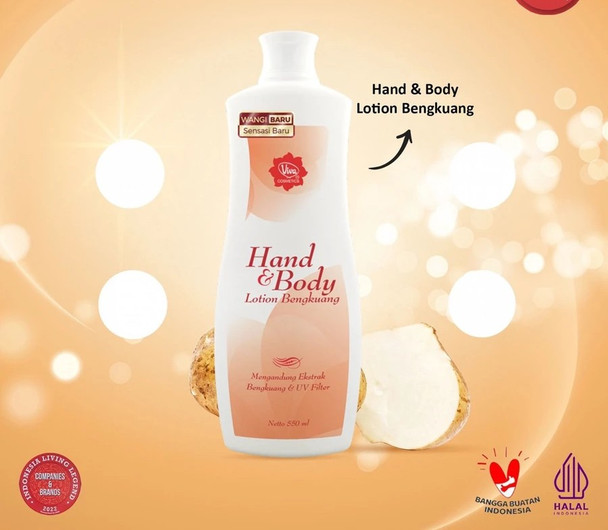 Viva Hand & Body Lotion Bengkuang, 550 ml