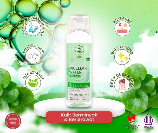 Viva Queen Micellar Water Acne Care, 100 ml Viva Queen Micellar Water Acne Care, 100 ml