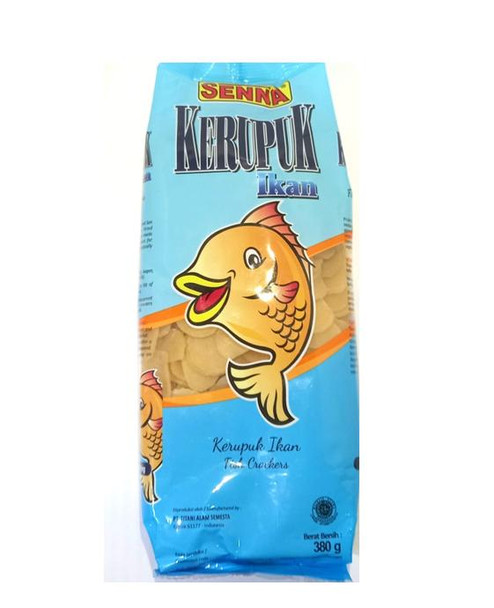Senna Kerupuk Ikan Deluxe (Fish Crackers), 380gr