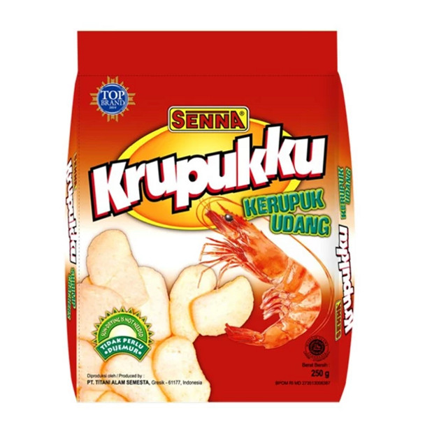 Senna Krupukku Kerupuk Udang (Shrimp Crackers), 250gr