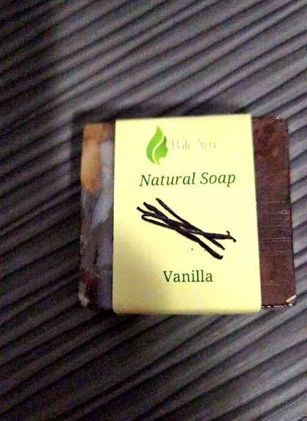 Bali Ayu Nature Natural Soap Texture / Aromatherapy Soap (Vanilla), 50g