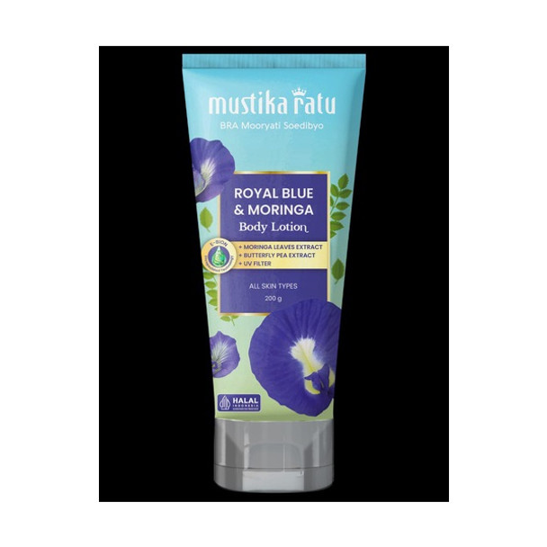 Mustika Ratu Royal Blue & Moringa Body Lotion, 200ml