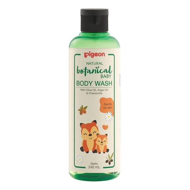 PIGEON Botanical Baby Body Wash, 240ml