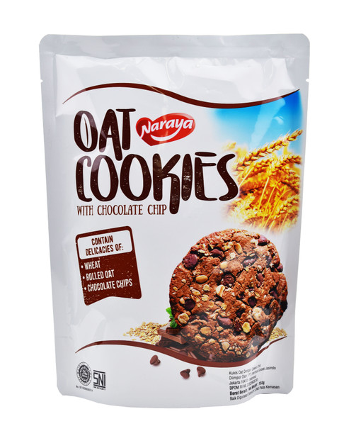 Naraya Oat Cookies Cokelat Chips, 150gr