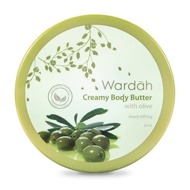 Wardah Creamy Body Butter With Olive, 50ml