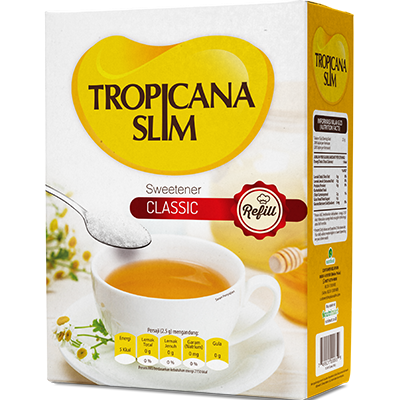 Tropicana Slim Sweetener Classic Refill, 100gr