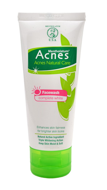 Acnes Natural Care Complete White Face Wash, 50gr