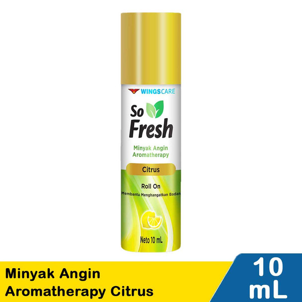 So Fresh Minyak Angin Aromatherapy Citrus, 10ml (4 pcs)