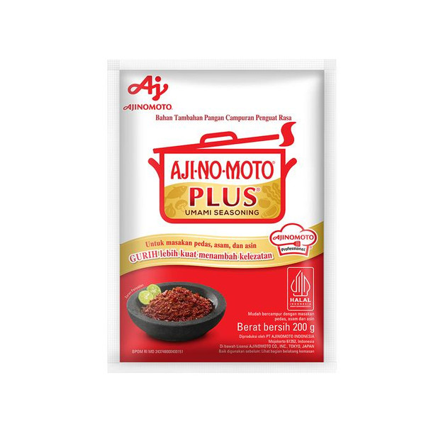 Ajinomoto Penyedap Rasa MSG Plus (MSG Plus Seasoning), 200gr