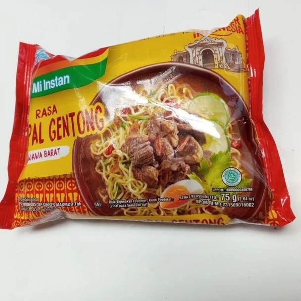 Indomie Mi Instan Empal Gentong, 75gr (10 pcs)