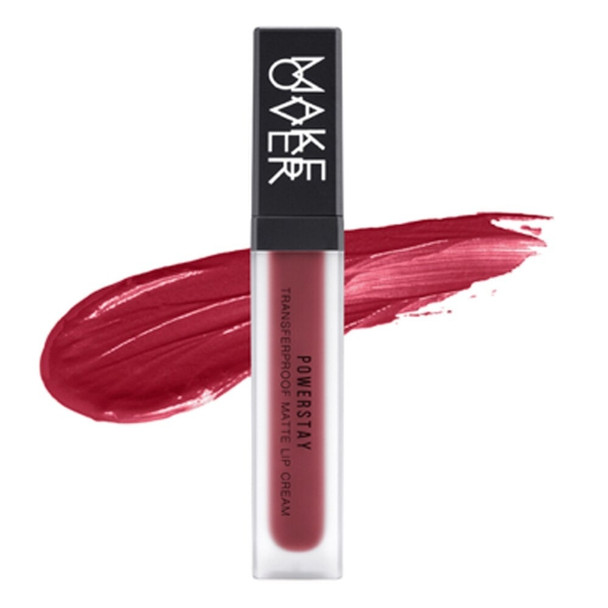 MAKE OVER Powerstay Transferproof Matte Lip Cream B05 Fired Up, 4.5gr