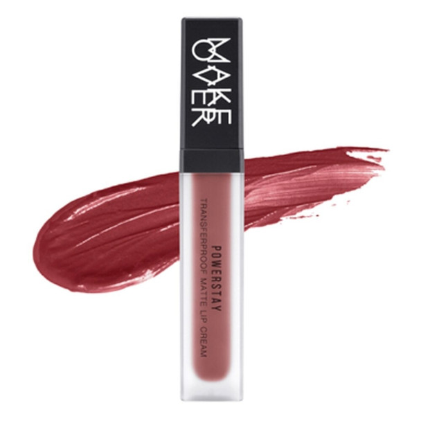 MAKE OVER Powerstay Transferproof Matte Lip Cream B06 Powerful, 4.5gr