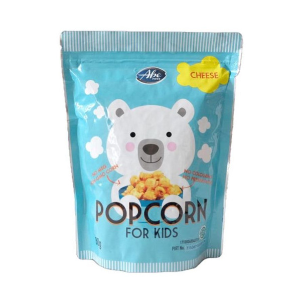 Abe Food Popcorn for Kids Cheese Flavor, 80gr