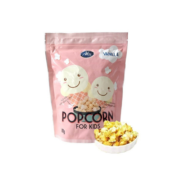 Abe Food Popcorn for Kids Vanilla Flavor, 80gr