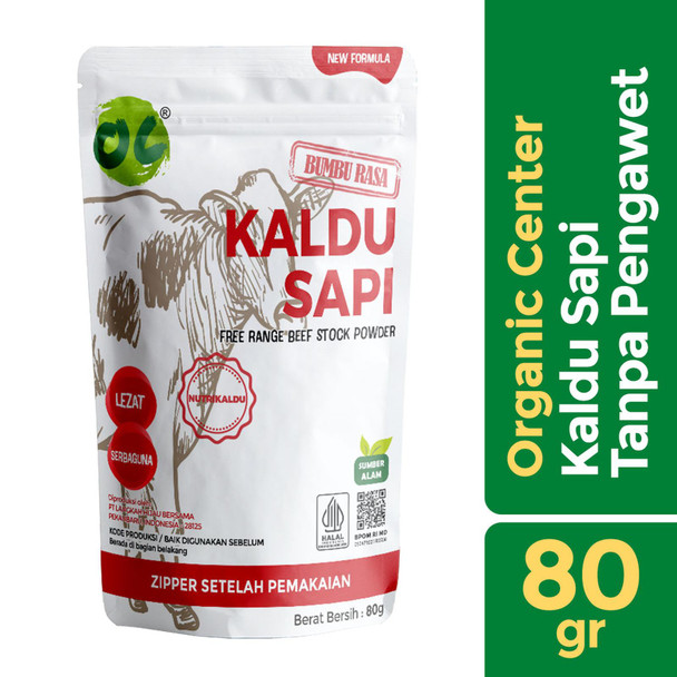Organic Center Kaldu Sapi (Beef Broth), 80gr